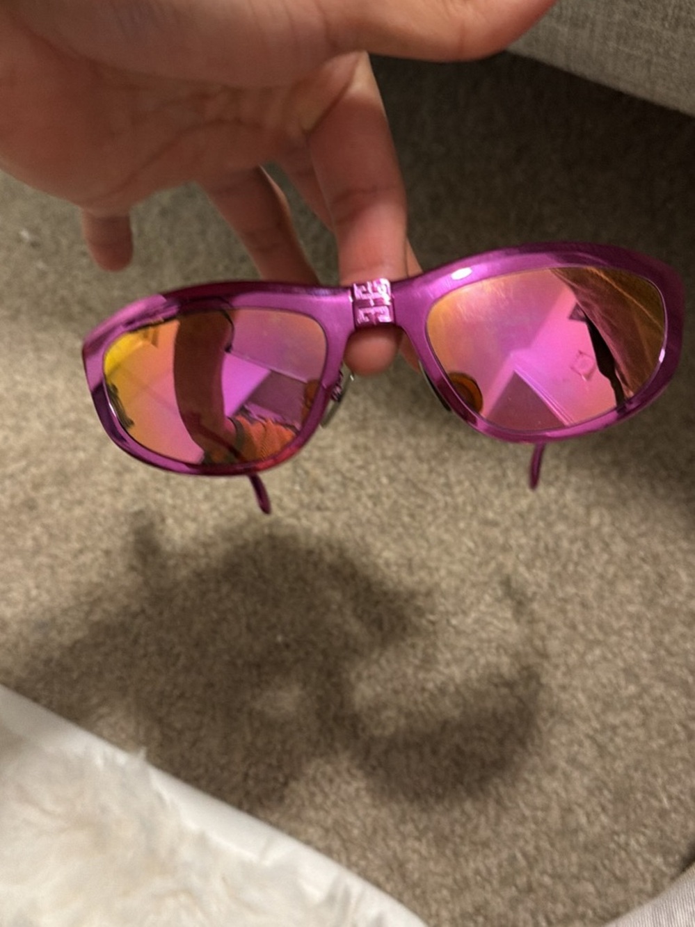 Givenchy Purple G Tri-Fold Sunglasses